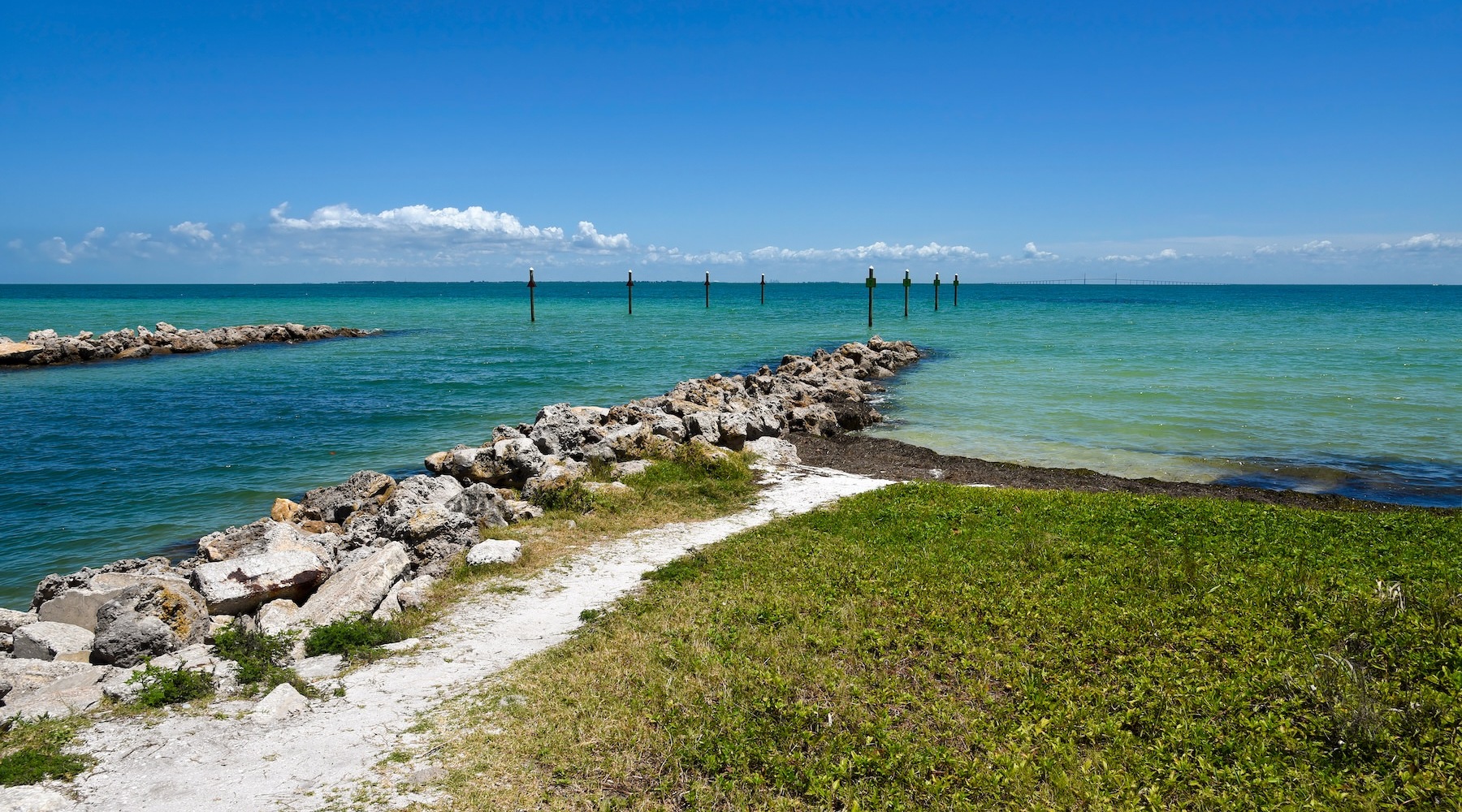 a ocean along a coast during the day